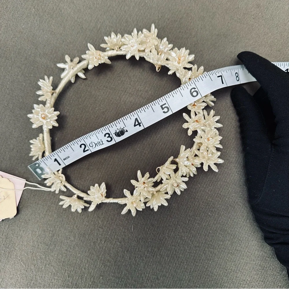 Vintage 1930s/1940s Wax Flower Bridal Crown Wedding‎ Tiara Headpiece